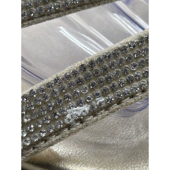 Naturalizer Vanessa2 Womens Strappy Heeled Sandals Rhinestone Champagne Sz 8.5M - Picture 6 of 9